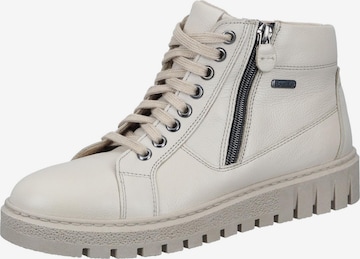 Comfortabel Ankle Boots in Beige: front