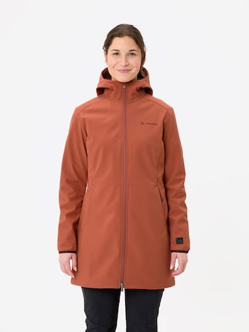 VAUDE Sportjas 'W Moena' in Bruin: voorkant