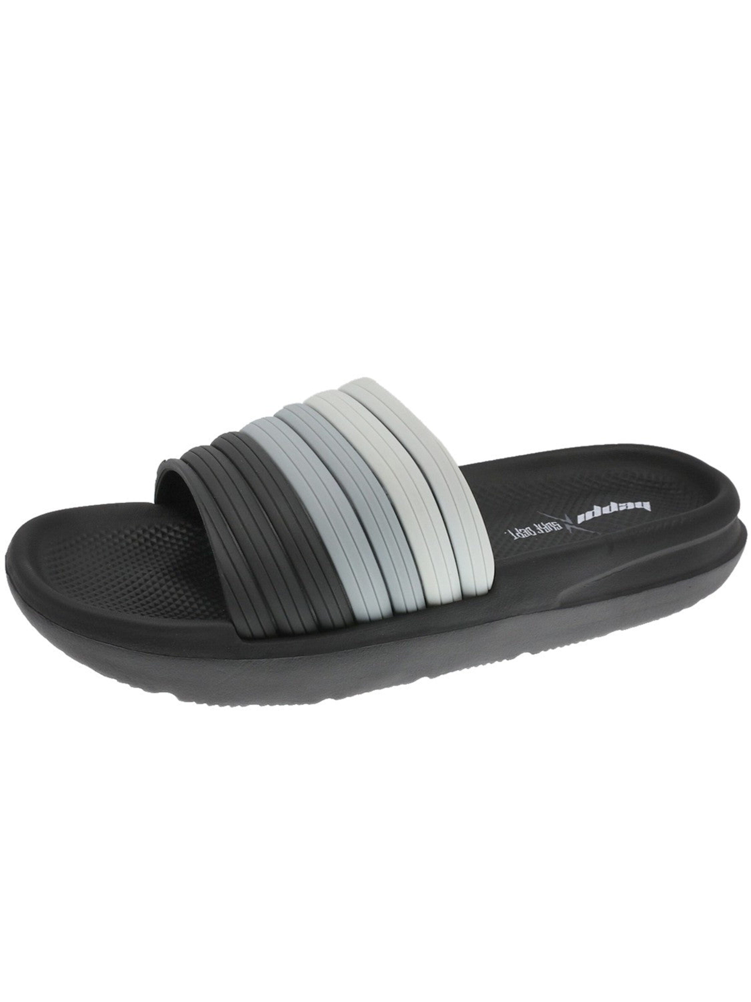 Beppi Pantolette 'Slipper'‌‌‌‌ in Schwarz: Vorderseite