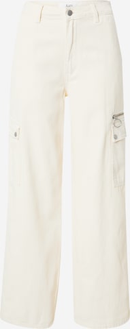 Katy Perry exclusive for ABOUT YOU Wide leg Jeans 'Laila' in White: front