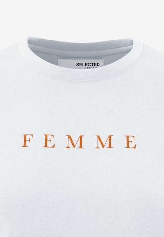 SELECTED FEMME T-Shirt 'VILJA' in Weiß
