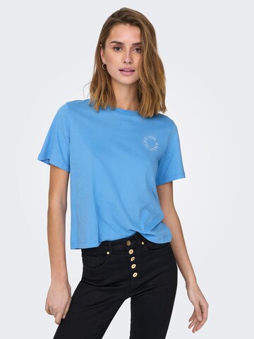 JDY T-Shirt 'TOKOY FELISA' in Blau