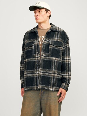 JACK & JONES Comfort Fit Hemd 'JORVesterbro' in Grün: Vorderseite