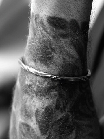 REYTEL Armband 'TIME LOOP' in Zilver