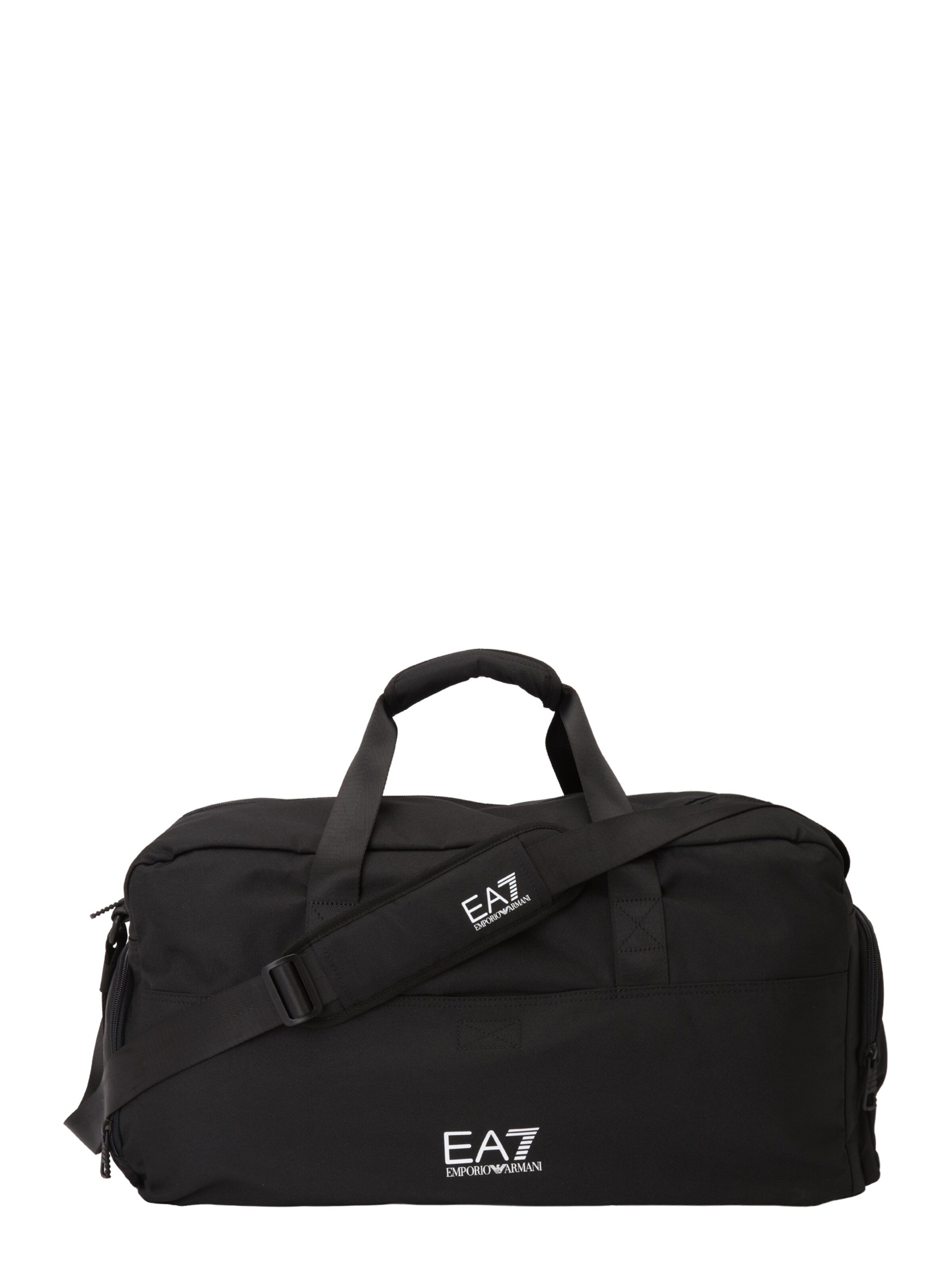 EA7 Emporio Armani Cestovní taška – černá: přední strana