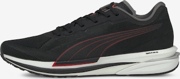 PUMA Athletic Shoes 'Velocity Nitro' in Black: front