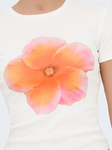 ONLY T-Shirt in Weiß