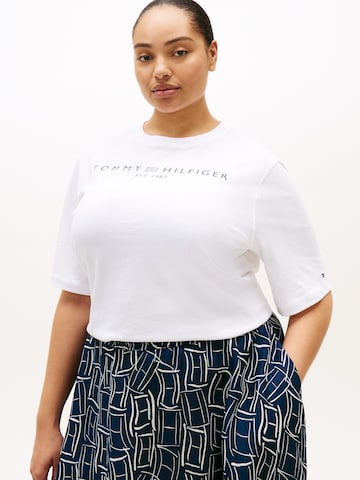 Tommy Hilfiger Curve Shirt in White: front