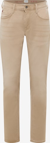 MUSTANG Slimfit Jeans 'Oregon Slim K' in Beige: Vorderseite