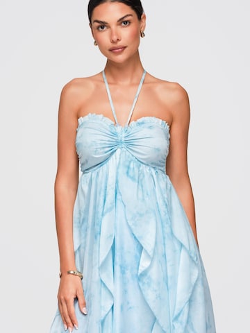 Ombre Kleid‌‌‌‌‌‌ in Blau
