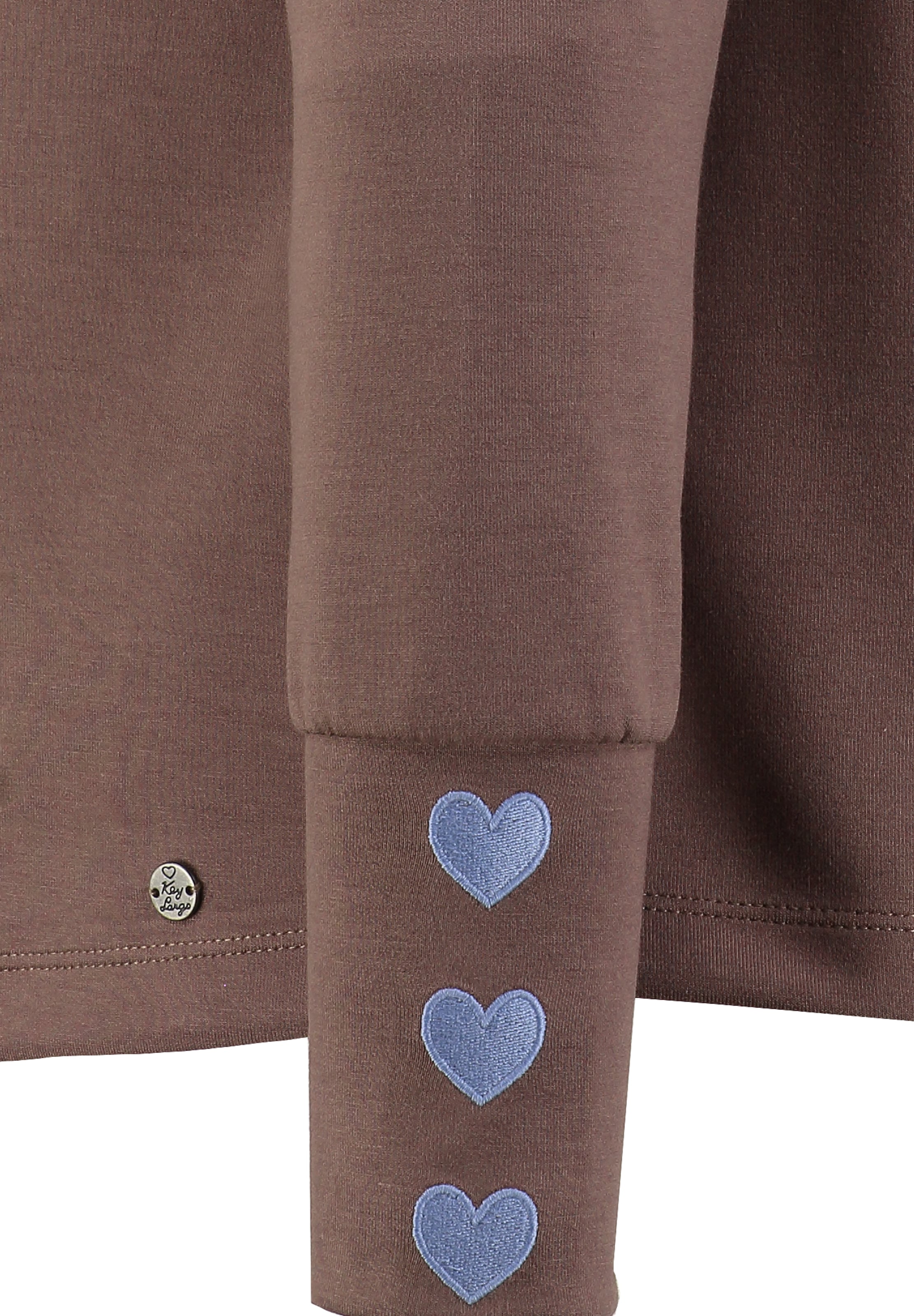 Key Largo Sweatshirt ' BLESS ' i brun