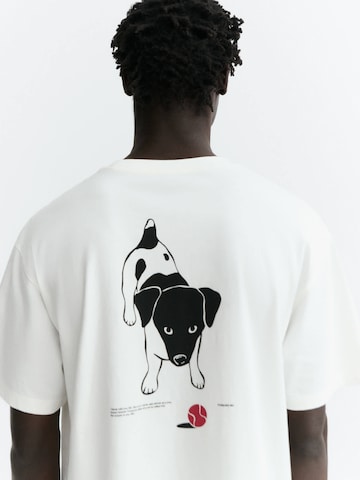 Thinking MU Shirt 'ARON ' in Wit: terug