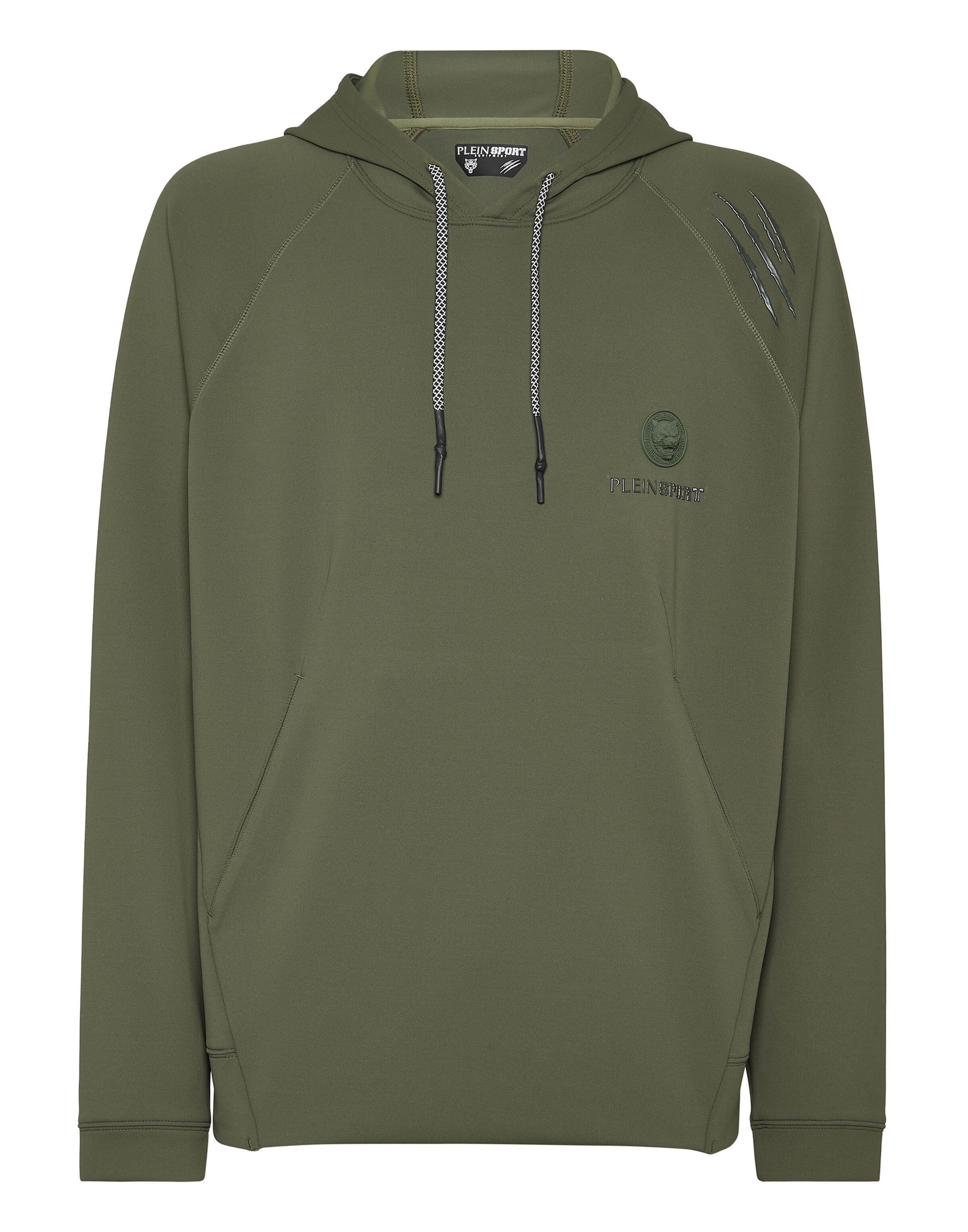 Plein Sport - Sweatshirt em verde: frente
