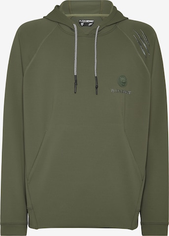 Plein Sport - Sweatshirt em verde: frente
