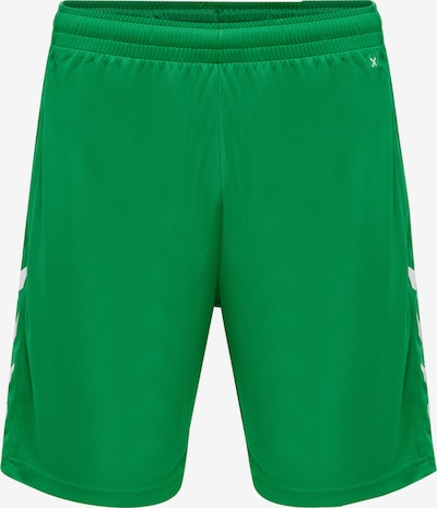 Hummel Workout Pants in Green / White, Item view