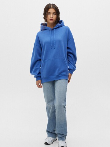 Pull&Bear Sweatshirt i blå