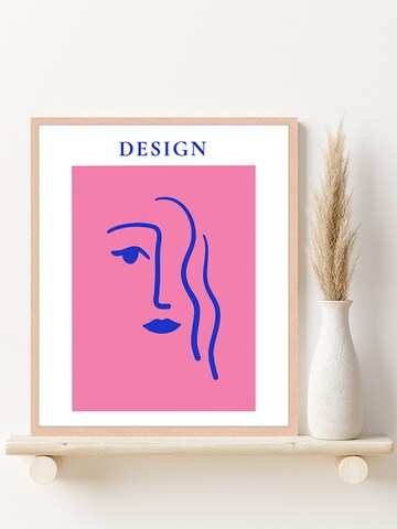Liv Corday Image 'Face in Pink' in Brown