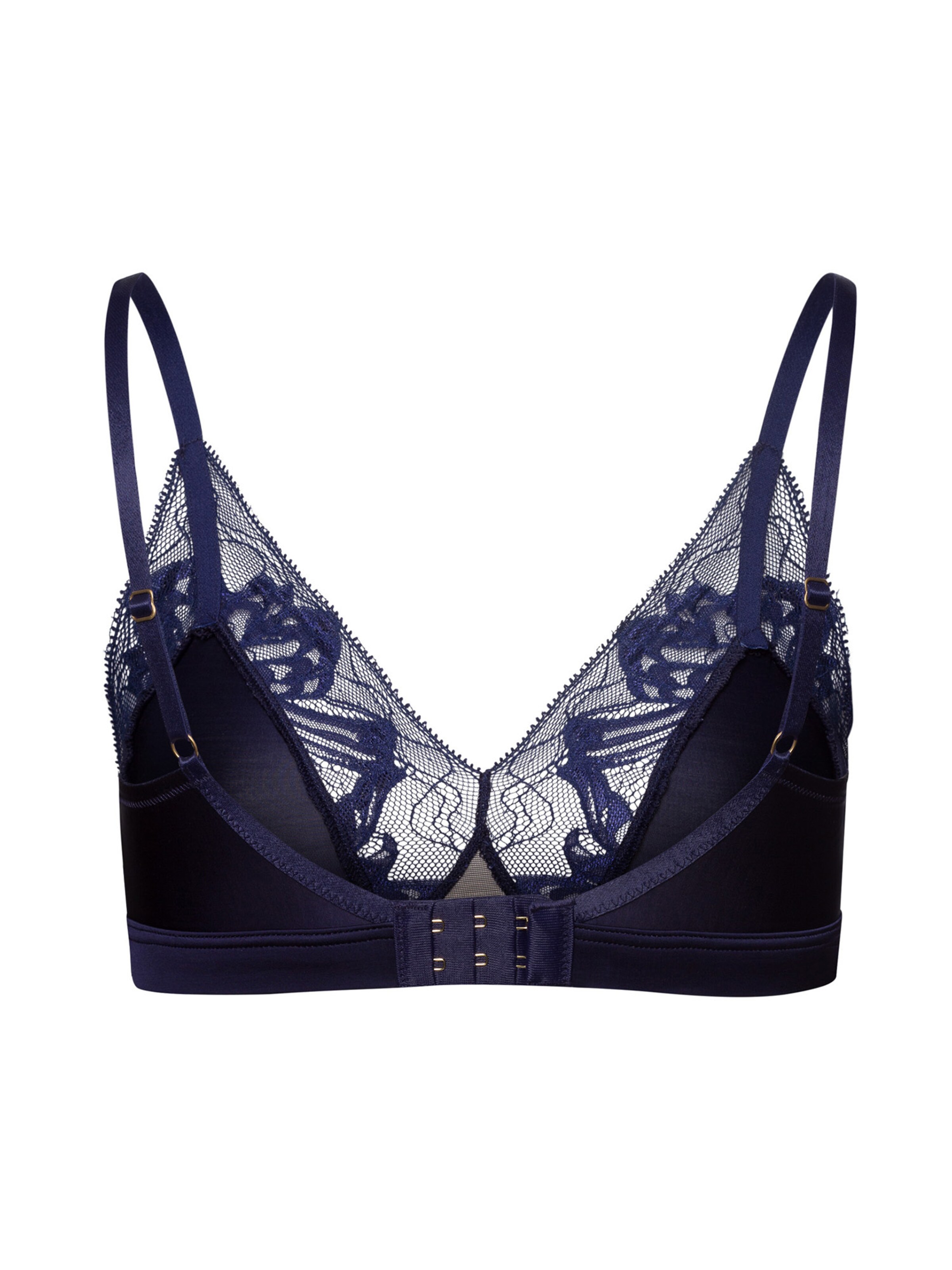 Hanro Triangle Bra ' Eva ' in Blue