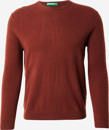 UNITED COLORS OF BENETTON Свитер в Коричневый: спереди