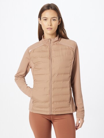 ENDURANCE Athletic Jacket 'Reitta' in Brown: front