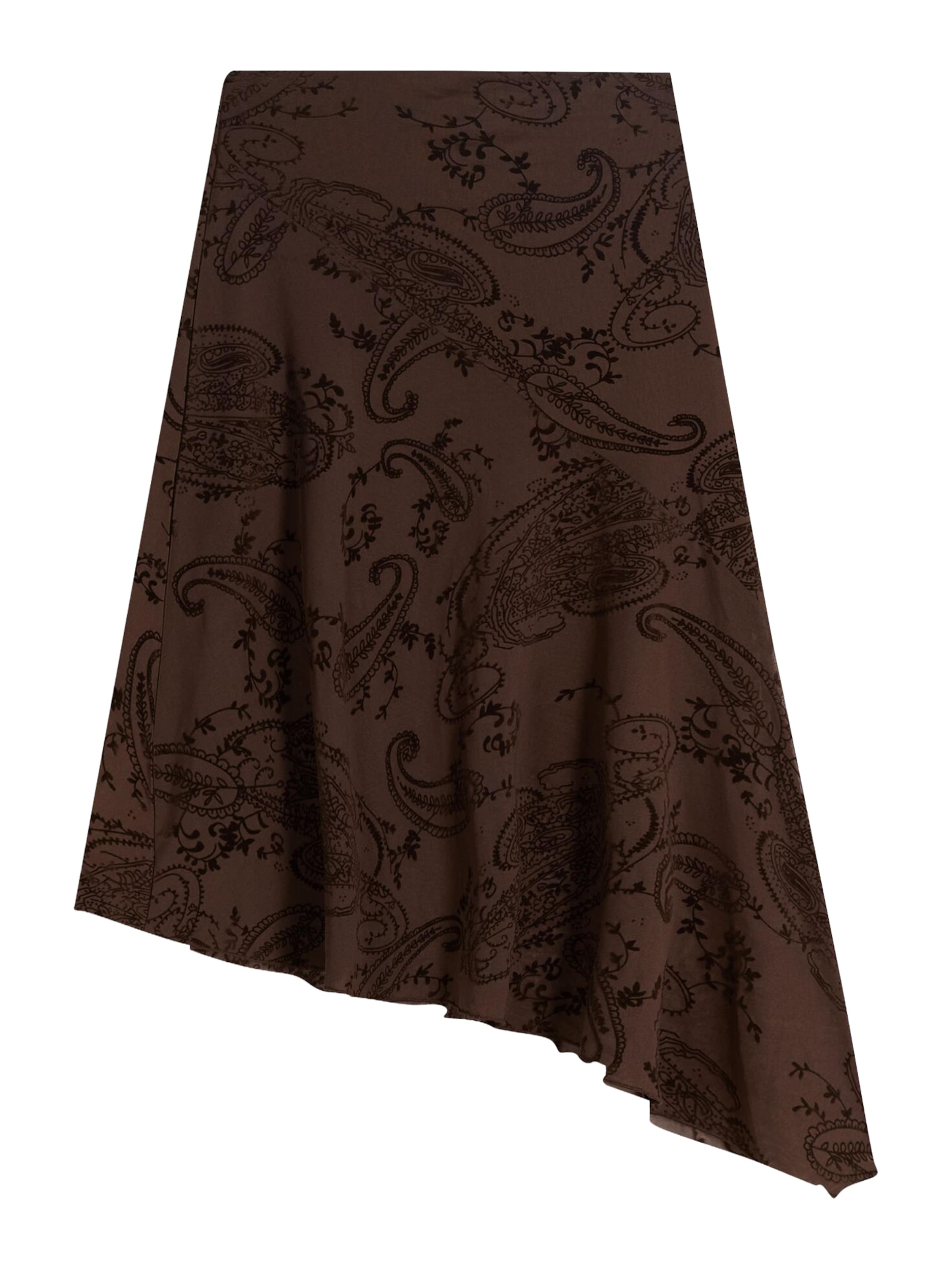 Bershka Nederdel i brun: forside