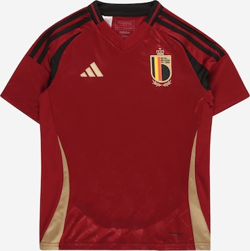 ADIDAS PERFORMANCE - Camiseta funcional 'Belgium 24 Home' en rojo: frente