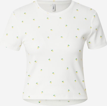 ONLY T-Shirt 'ONLFenja' in Weiß: Vorderseite