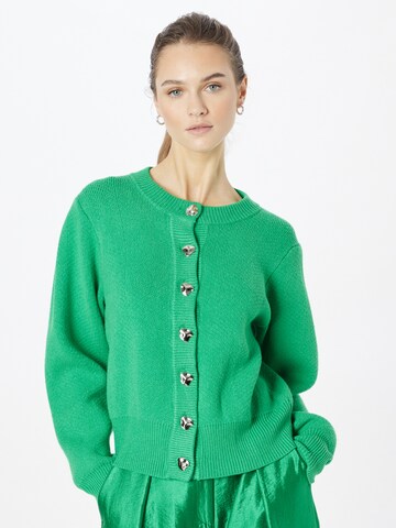 Peppercorn Gebreid vest 'Rosalia' in Groen: voorkant