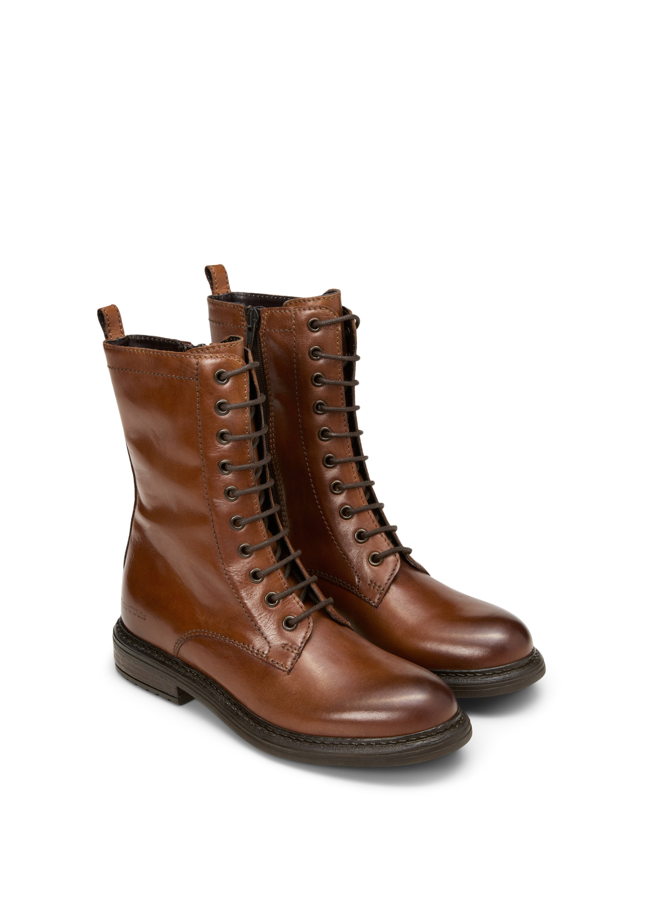 Marc O'Polo Schnürstiefel in Braun