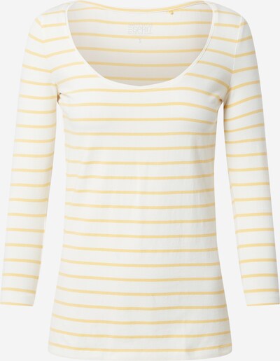 ESPRIT Shirt in gelb / weiß, Produktansicht