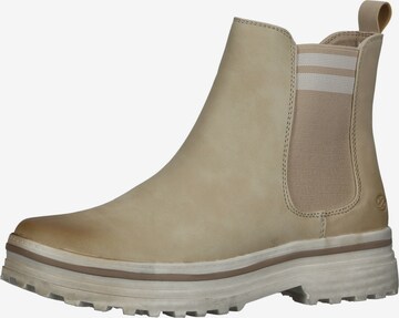 Dockers by Gerli Chelsea boots in Beige: voorkant