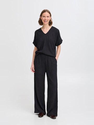 b.young Wide leg Trousers ' BYUMMI ' in Black