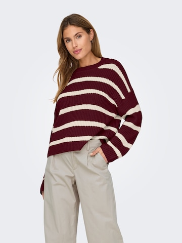 Pull-over 'JDYJUSTY' JDY en rouge : devant