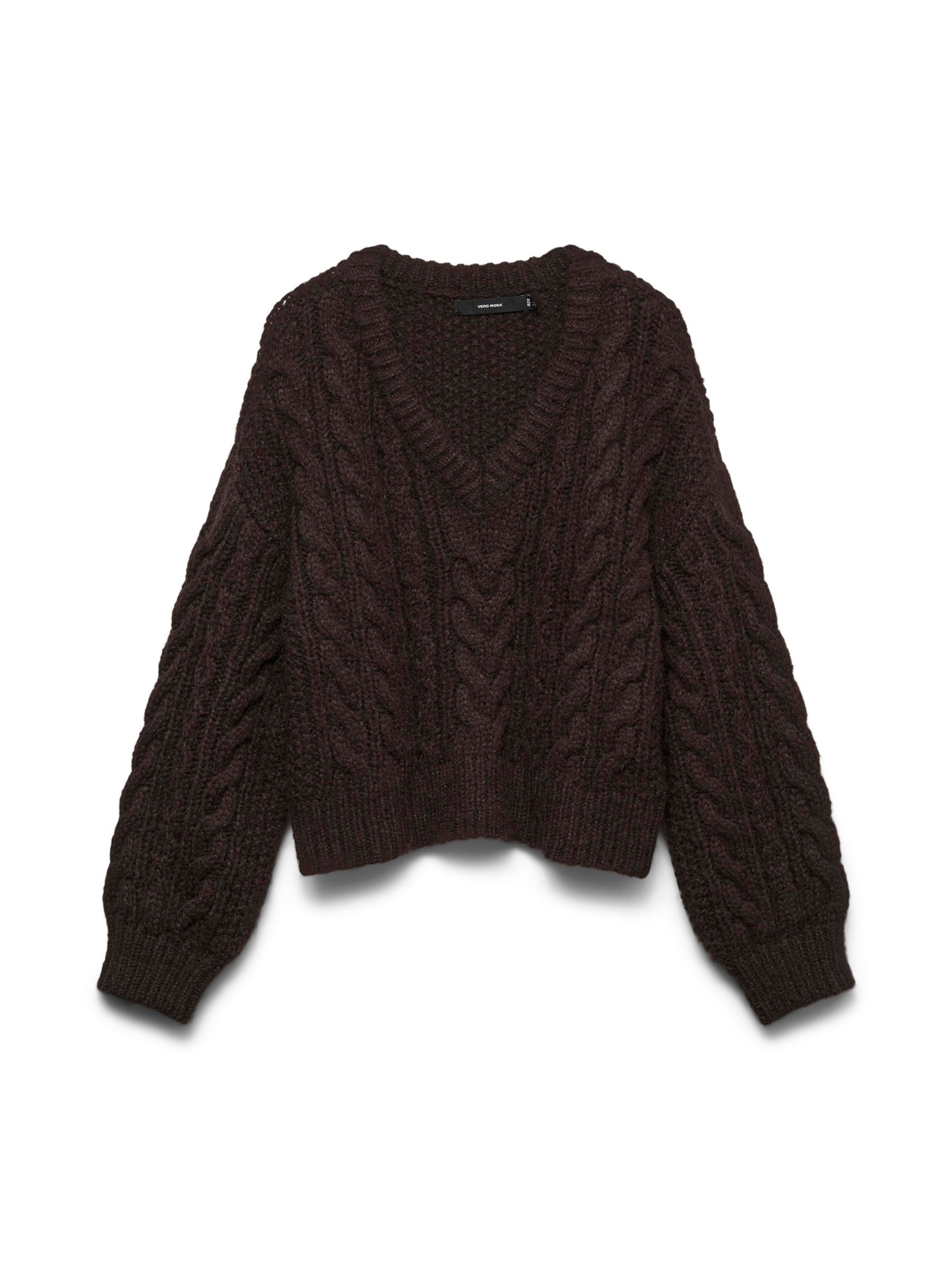 VERO MODA Sweater in Brown: front