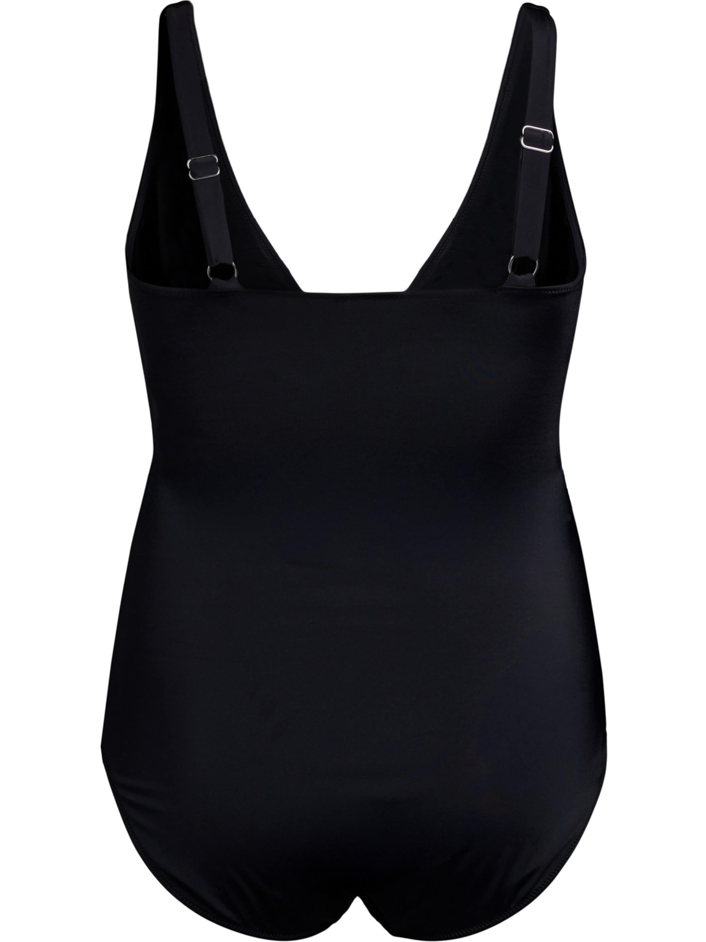 juoda Swim by Zizzi Maudymosi kostiumėlis 'Smita'