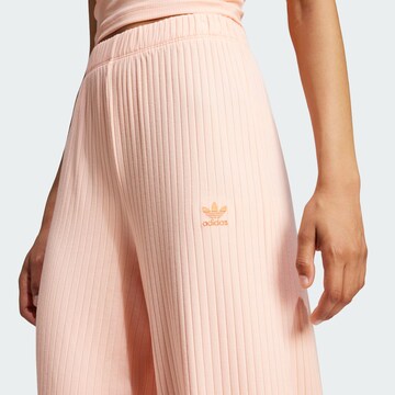 ADIDAS ORIGINALS Wide Leg Hose 'Essentials' in Pink