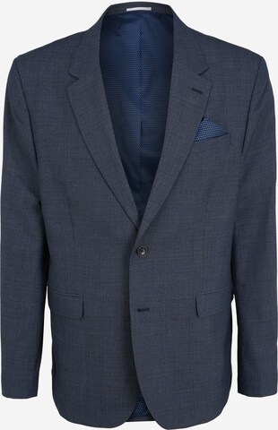 BURTON MENSWEAR LONDON - Ajuste regular Chaqueta saco 'JASPE' en azul: frente