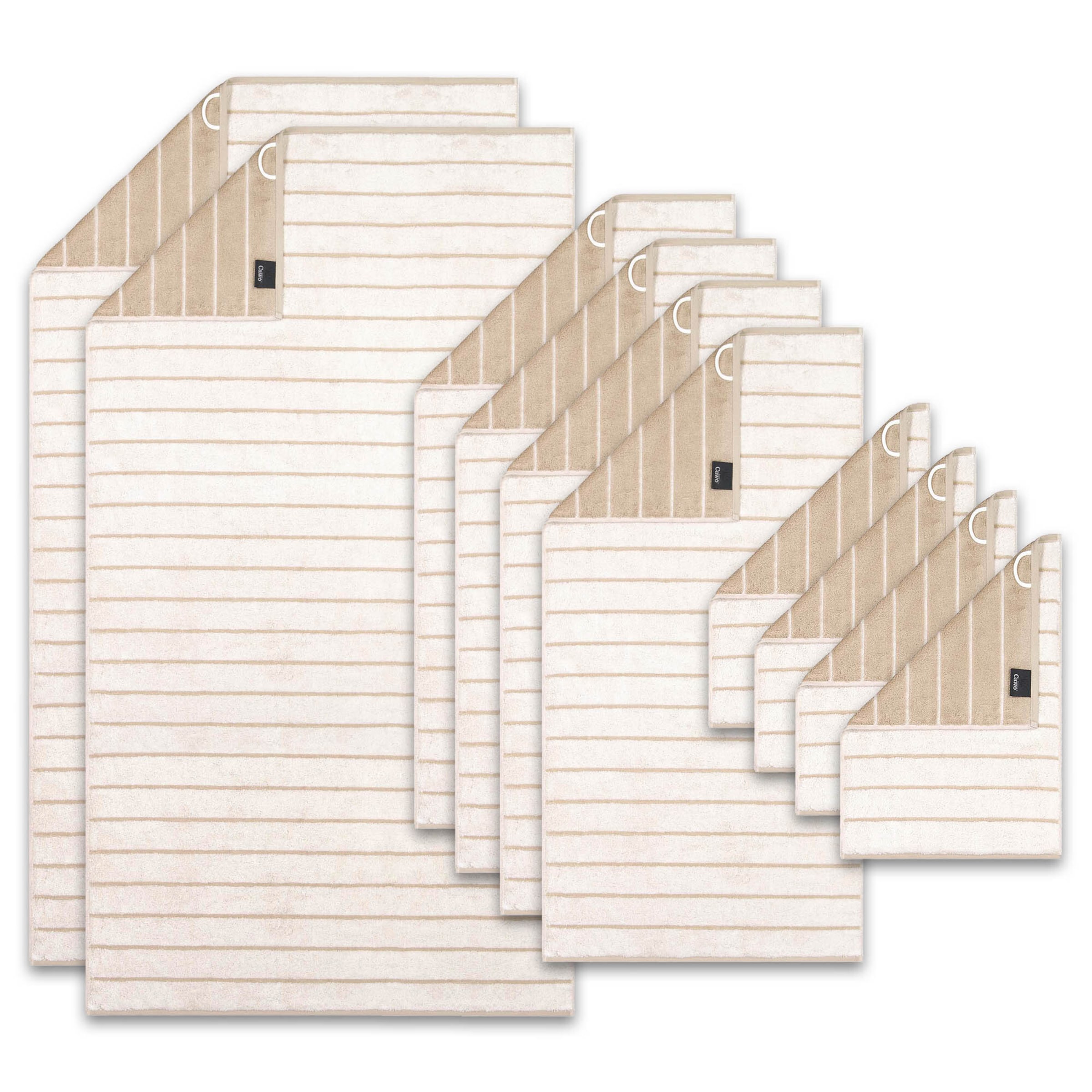 Cawö Set in Beige: Vorderseite