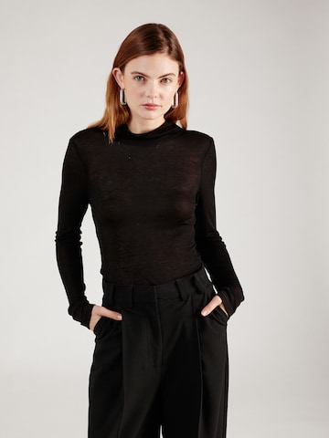 Karen Millen - Camisa em preto: frente