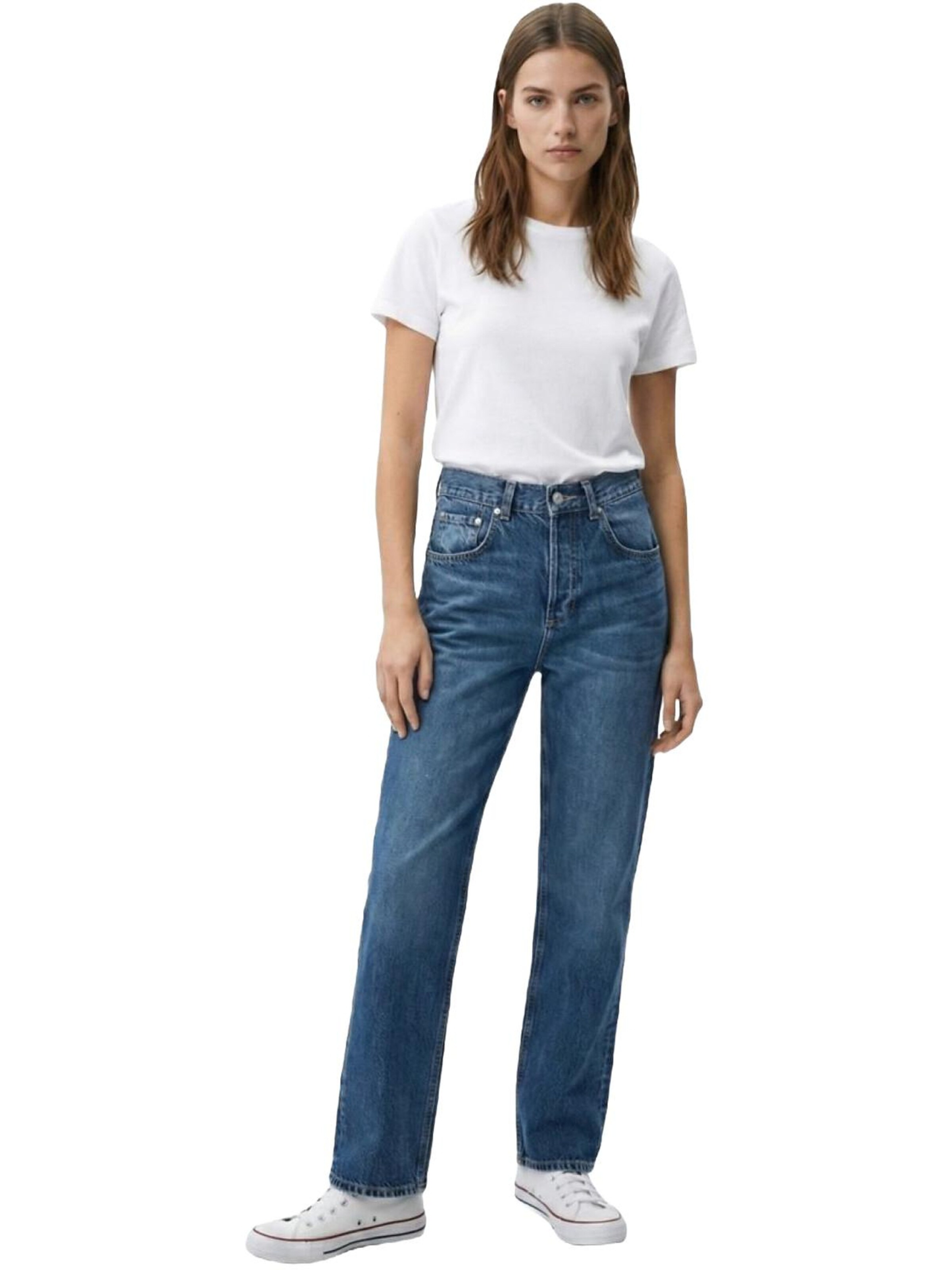 LTB Jeans - Loosefit Vaquero 'LTB Jeans Damen Julen Relaxed Straight High Waist Jeanshose' en azul: frente