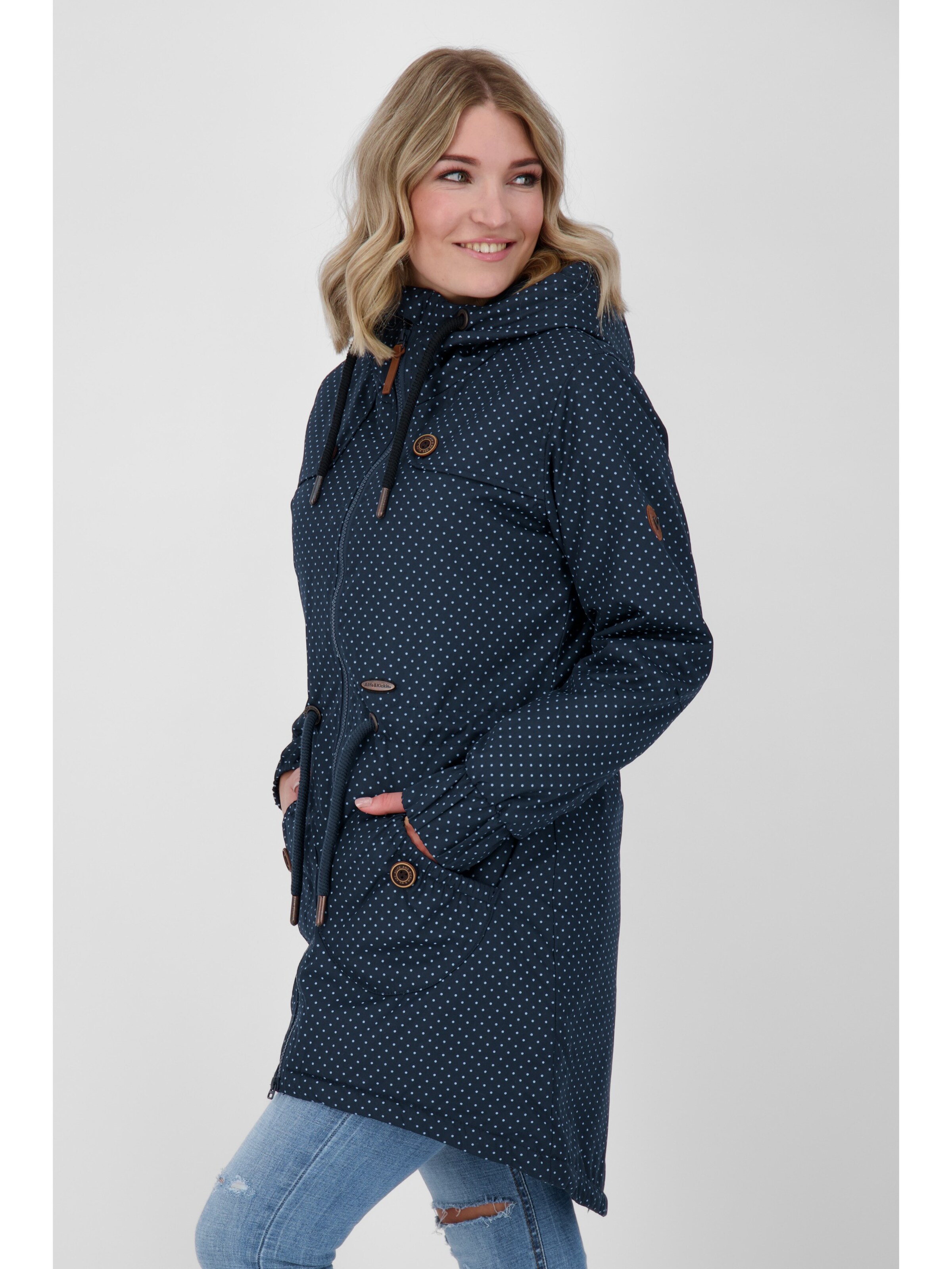 alife & kickin Winterparka 'CHARLOTTE AK'‌‌‌‌‌‌‌‌‌ in Blau