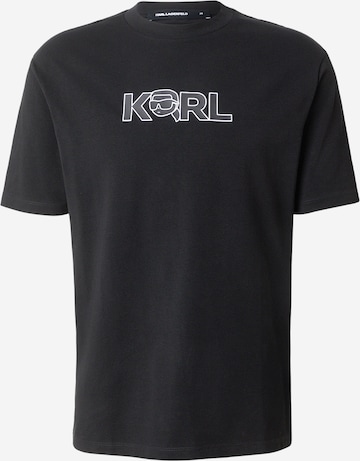 Karl Lagerfeld Shirt in Black: front