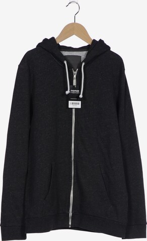 H&M Sweatshirt & Zip-Up Hoodie in L in Grey: front