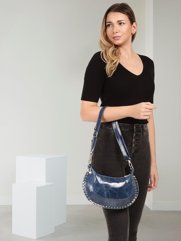 Florence - Bolso de hombro en azul: frente