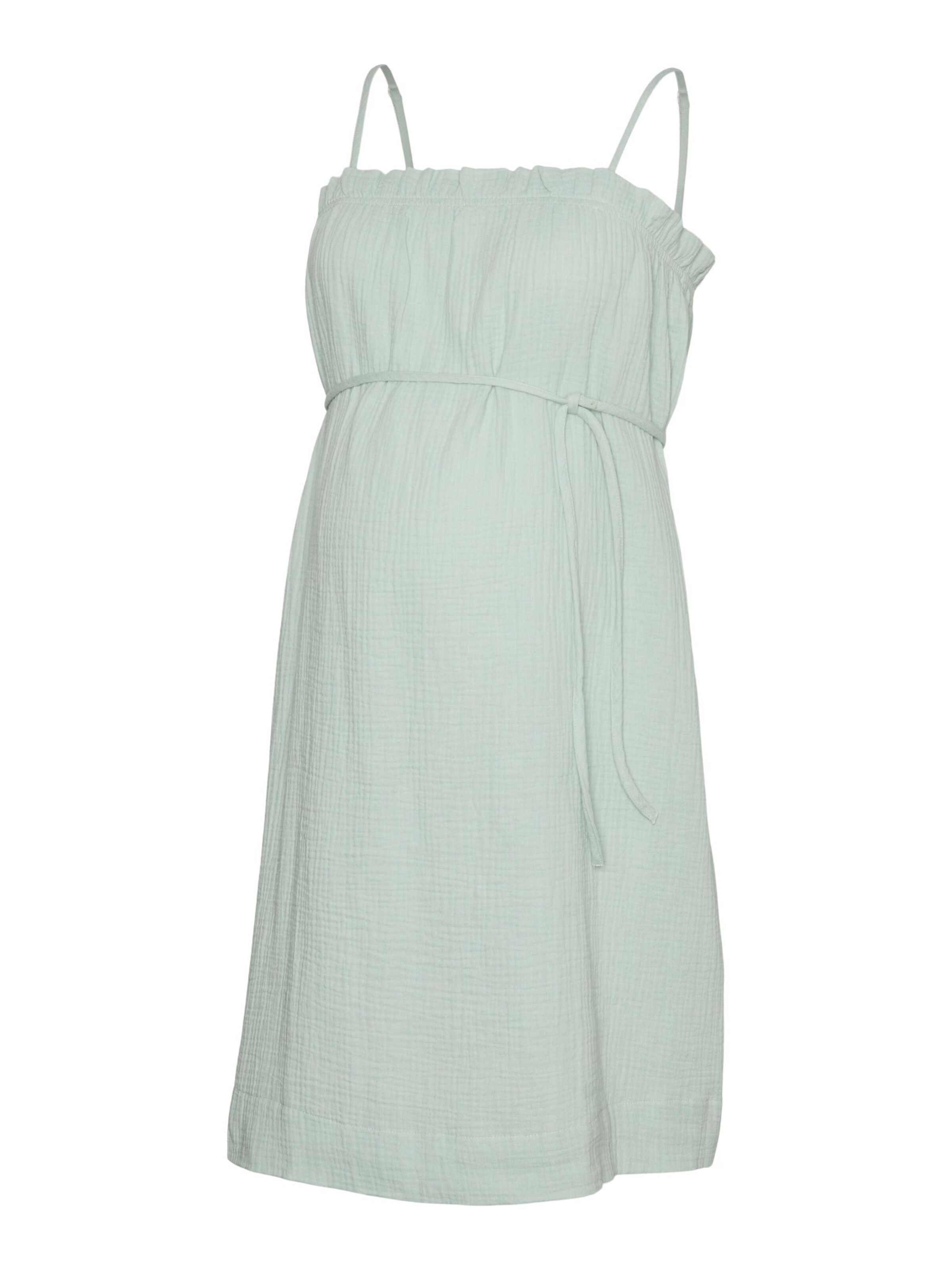 Vero Moda Maternity - Vestido de verano 'VMMNatali Nia' en verde: frente