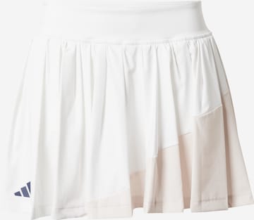 ADIDAS PERFORMANCE Αθλητική φούστα 'Clubhouse Classic Premium' σε λευκό: μπροστά