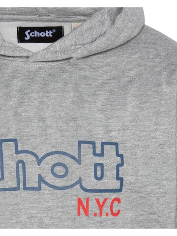 Schott NYC Sweatshirt in Grey