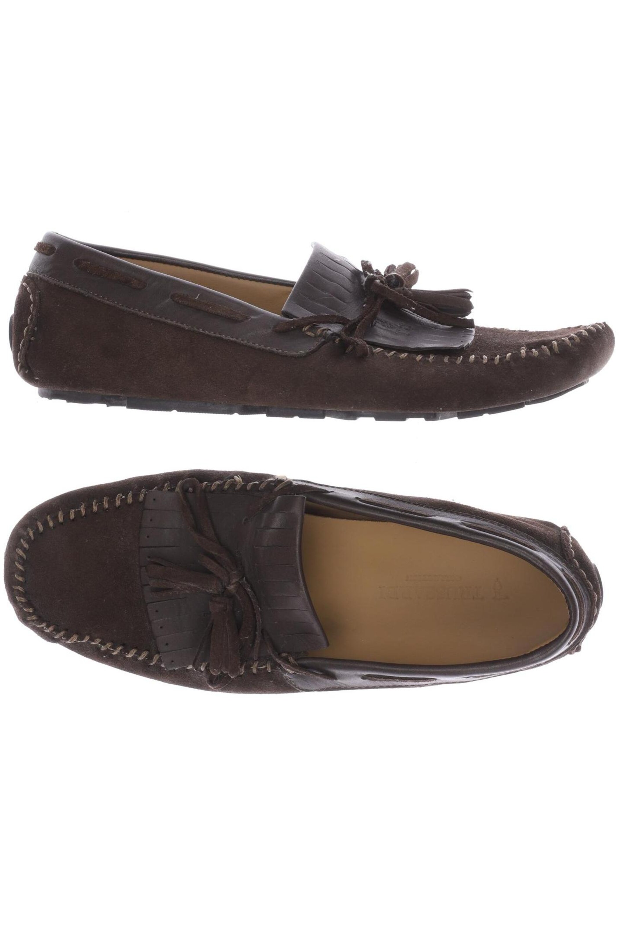 Trussardi Flats & Loafers in 43 in Brown: front