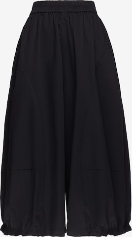 usha WHITE LABEL - Loosefit Calças em preto: frente
