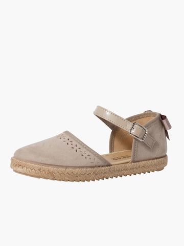 Pisamonas - Sandalias en beige: frente